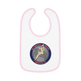 Baby Contrast Trim Jersey Bib